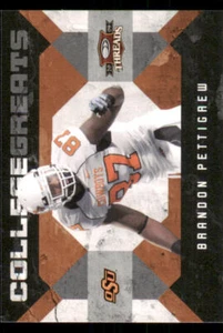 2009 Donruss Threads College Greats #2 Brandon Pettigrew - Picture 1 of 2