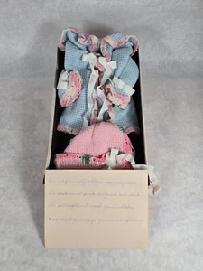 Vintage Baby Clothes Theme Kitchen Dish CLoth Rag Set 1950's Poem Gift Shower - Picture 1 of 7