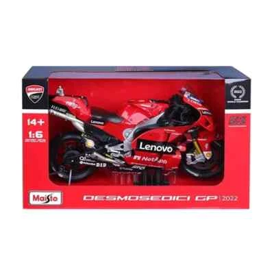1:6 Maisto  Francesco Bagnaia Ducati Lenovo Desmosedici GP22 Moto GP 2022 - Image 1 of 4