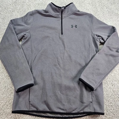 Under Armour Boys Gray Fleece Pullover Youth XL - Image 1 of 4