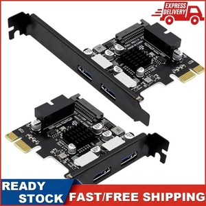 USB 3.0 PCI Express Expansion Card 5Gbps PCI-e USB3.0 Hub Controller Adapter - Afbeelding 1 van 14