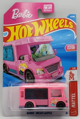 2026 Hot Wheels розовая Barbie Dream Camper Mattel No21 - Изображение 1 из 2