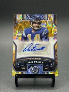 2024 Resurgence Signatures Gold Power Surge Refractor /50 Dan Fouts Auto HOF - Bild 1 von 3