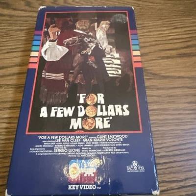 For A Few Dollars More VHS Key Video 60s Spaghetti Western - Image 1 of 3