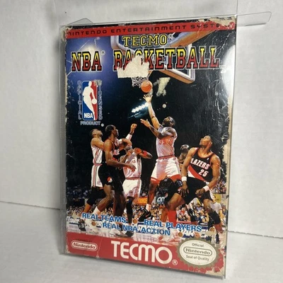 Tecmo NBA Basketball (Nintendo Entertainment System NES 1992)  TESTED & WORKS - Image 1 of 4