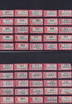 R-Zettel 5 Köln 14 - 593 Hüttental-Geisweid 1 (100 verschiedene) - Bild 1 von 2