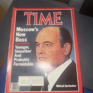 1985 MARCH 25 TIME MAGAZINE - MIKHAIL GORBACHEV FRONT COVER - H 6320 - Picture 1 of 15