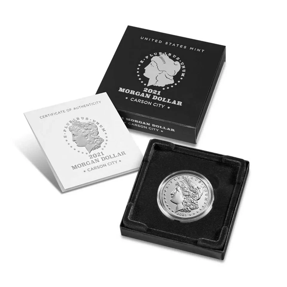 2021-CC Morgan Dollar with Box and COA - Image 1 of 3