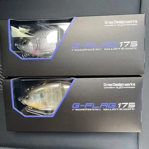Juego de 2 señuelos de pesca Grow Design Works G-Flag 175 FGILL & GINBUNA Swimbait - Imagen 1 de 4