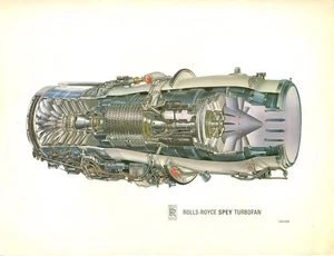Rolls-Royce SPEY Power für den BAC One-Eleven.  R-R Ausgabe Pressebogen von 1972 - Bild 1 von 2