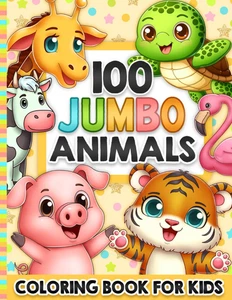 Animals Coloring Book for Kids: for Girls and Boys Ages 4-8 and Toddlers 1-3, 2- - Bild 1 von 12