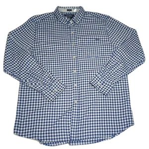 Chubbies Friday Hemd Herren Large Button Down Langarm blau/weiß kariert - Bild 1 von 14