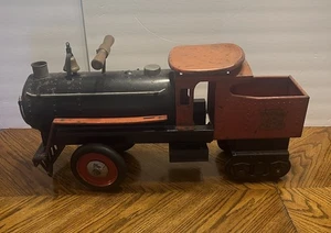 Antike 20er Jahre Keystone Toys Eisenbahn R.R. 6400 Ride On Train Lokomotive  - Bild 1 von 15
