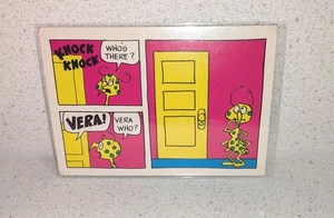 1968 Scanlens Rowan & Martins Laugh In KNOCK KNOCK Card 39 "VERA" NM - Picture 1 of 2