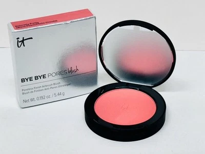IT COSMETICS BYE BYE PORES BLUSH NATURALLY PRETTY (WARM PEACH) New In Box - Image 1 of 4