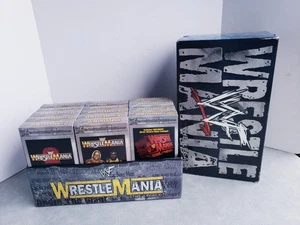 Vintage WWF WrestleMania - The Legacy VHS Box Set 14 Tapes And Booklet - Picture 1 of 8