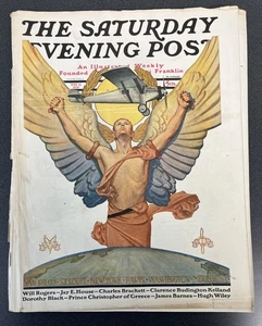 The Saturday Evening Post  May 12 1928 Magazine Aviation Flying - Picture 1 of 11