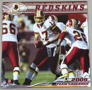 Calendario da parete squadra WASHINGTON REDSKINS vintage 2009 - FUNZIONA per il 2026!, NUOVO - Foto 1 di 9