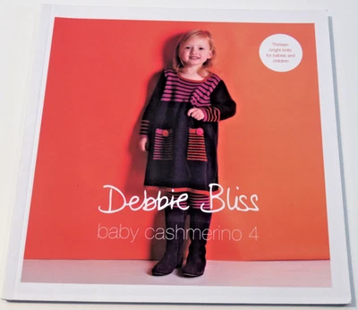Debbie Bliss Knitting Pattern Book 12 Knit Designs Baby Child-Baby Cashmerino 4 - Image 1 of 4