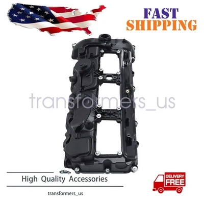 Cubierta de válvula de motor L6 de 3,0 L Competition 2019-21 para BMW S55 M2 con junta y pernos Foto 1 de 4