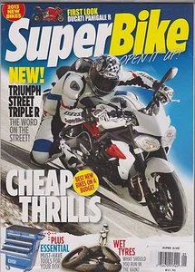 SUPERBIKE OPEN IT UP! MAGAZINE JANUARY 2013, SEALED WITH FREE 2013 CALENDAR. - Picture 1 of 1
