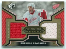 2005-06 SPx Winning Materials Gold BS Brendan Shanahan Dual Jersey /99