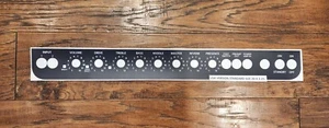 FENDER BLUES DELUXE EARLIER USA MODEL VINYL CONTROL PANEL OVERLAY - Picture 1 of 7