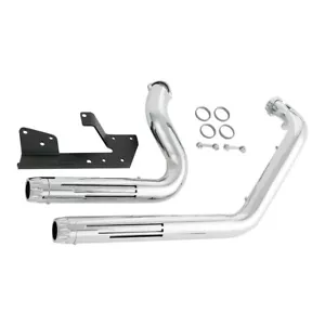 Chrome Exhaust Mufflers Pipes Fit For Harley Sportster XL883 1200 48 72 04-13 12 - Picture 1 of 15