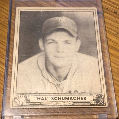 1940 Play Ball Harold Schumacher #85 - Original losa sin pliegues Foto 1 de 2