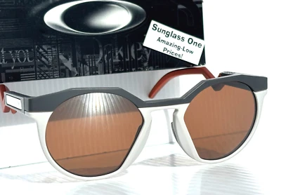 NEW Oakley HSTN Matte Carbon PRIZM Tungsten Brown Lens Sunglass 9242-06 - Image 1 of 4