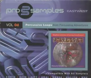 Percussive Loops From Percussive Adventures Volumen 4 2 discos PC CD-ROM música trx - Imagen 1 de 1