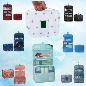 Hanging Travel Toiletry Bag / Travel Washbag - Cosmetic, Shaving Various Colours - Picture 1 of 37