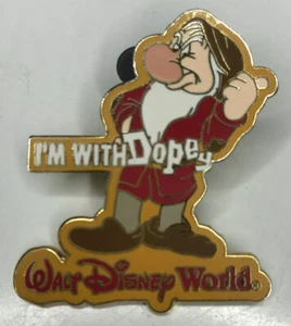 WDW Walt Disney World 2004 Grumpy I'm With Dopey Trading Pin Snow White Dwarfs - Picture 1 of 2