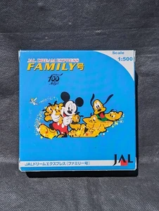 JAL Dream Express 50th Anniversary Disney 100th Modellflugzeug 1/500 neu selten - Bild 1 von 11
