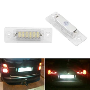 2x LED Kennzeichenbeleuchtung 12V Weiß Lampe für VW Touran 1T1 1T2 1T3 2003-2015 - Picture 1 of 9