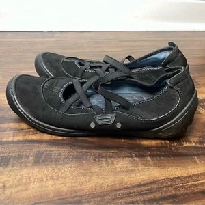 Privo Clark's Black Suede Leather Athletic Comfort Shoe Size 9.5 B - Picture 1 of 16