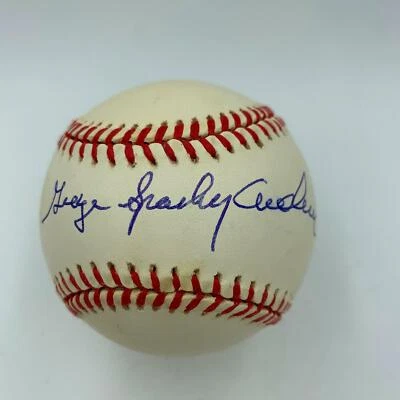 George Sparky Anderson Full Name Signed National League Baseball With JSA COA - Image 1 of 4
