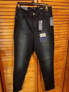 NUEVO CON ETIQUETAS Bandolino Mujer Jeans Talla 10 Azul Oscuro Yoga Elástico - Imagen 1 de 6
