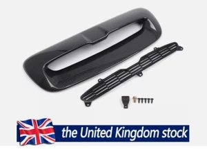Carbon Fibre Bonnet Scoop Air Vent Intake Cover Cooper JCW R55 R56 R57 - Picture 1 of 3