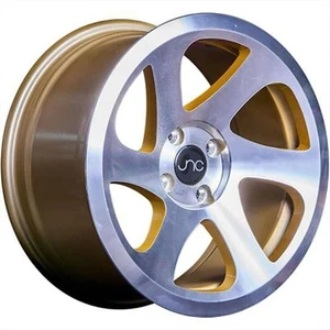 JNC032 JNC Roues Jante 18x9.5 Doré Avec Argenté Machine Visage Lèvre 5x114.3 - - Photo 1 sur 3