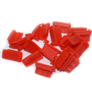 30 Pcs Silicone USB Cap Port Cover Anti Poussière Protecteur pour Femelle Extrémité Noir - Photo 1 sur 7