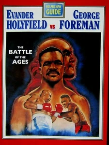 Evander Holyfield vs Foreman Battle Of Ages 1991 TVKO Original Print Ad 8.5x11" - Picture 1 of 1
