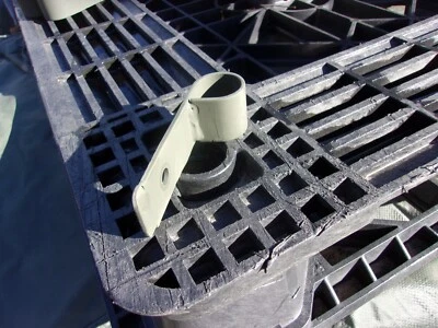 ONE...MILITARY SURPLUS 2 MAN HMMWV M998  TROOP SEAT BOW SUPPORT HARDWARE US ARMY - Image 1 of 4