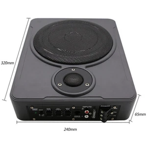 Kit Amplificatore Sub Altoparlante 600W Sotto Sedile Alimentato per Auto Camion Subwoofer 8" - Foto 1 di 12
