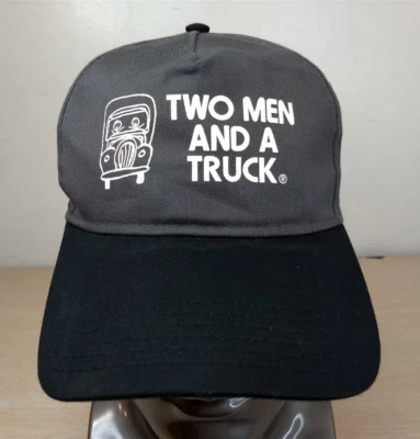 TWO MEN AND A TRUCK ADJUSTABLE SNAPBACK BASEBALL HAT/CAP, GRAY, EMPLOYEE/UNIFORM Foto 1 de 4