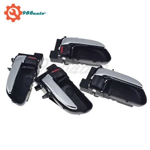 Left Right Inside Interior Door Handle Chrome For Subaru Forester 2003-2008 New - Picture 1 of 14