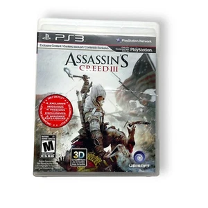 Assassin's Creed III GameStop Edition (Sony PlayStation 3 PS3, 2012) CIB+Manual - Picture 1 of 3