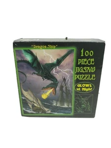 Glow In The Dark 100-Piece Jigsaw Puzzle Wizard's Apprentice - Picture 1 of 5