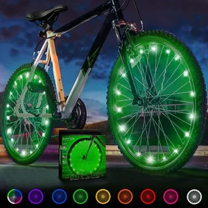 Activ Life 2 Reifen Pack LED Fahrrad Rad Leuchten mit Batterien enthalten! Holen Sie sich 100% - Bild 1 von 8