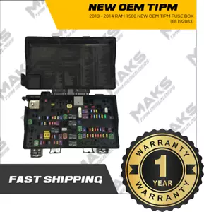 2013-2014 Dodge RAM 1500 New OEM TIPM Fuse Box 68192083AH - Picture 1 of 9